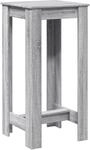 vidaXL Bartisch Grau Sonoma 51x50x103,5 cm Holzwerkstoff 854405