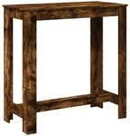 vidaXL Bartisch R&auml;uchereiche 102x50x103,5 cm Holzwerkstoff 854413