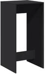 vidaXL Bartisch Schwarz 51x50x103,5 cm Holzwerkstoff 854419