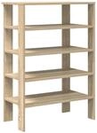 vidaXL Schuhregal Sonoma-Eiche 61x32x87,5 cm Holzwerkstoff 859853