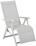 Kettler Relaxsessel Basic Plus Wei&szlig;-Hellgrau
