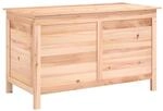 vidaXL Gartentruhe 99x50x56,5 cm Massivholz Tanne