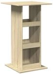 vidaXL Bartisch mit Ablagen Sonoma-Eiche 60x60x102 cm Holzwerkstoff 854330