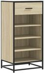 vidaXL Schuhregal Sonoma-Eiche 48x38x97,5 cm Holzwerkstoff 849210