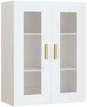 vidaXL H&auml;ngeschrank Wei&szlig; 69,5x34x90 cm 812276