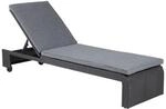 ebuy24 London Sonnenliege Schwarz