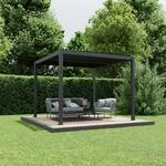 Ximax Pergola Shade Aluminium 300 cm x 300 cm Dunkelgrau