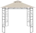 vidaXL Pavillon 3x3x2,7 m Creme 160 g/m2
