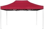 vidaXL Profi-Partyzelt Faltbar Aluminium 4,5x3 m Wei&szlig;rot
