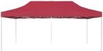 vidaXL Profi-Partyzelt Faltbar Aluminium 6x3 m Wei&szlig;rot