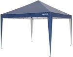 24MOVE Pavillon 3x3m UV-Schutz 50+ Wasserdicht & winterfest mit Tasche Blau