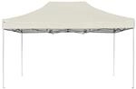 vidaXL Profi-Partyzelt Faltbar Aluminium 4,5x3 m Creme