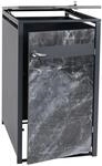 MCW 1er M&uuml;lltonnenverkleidung J82 Marmor-Optik Dunkel 117x68x80cm