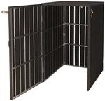 MCW 1-/2er WPC-M&uuml;lltonnenverkleidung J28 Anthrazit 115x77x97cm