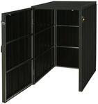 MCW 1-/2er WPC-M&uuml;lltonnenverkleidung J28 Anthrazit 117x80x105cm