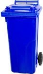 PROREGAL M&uuml;lltonne Mgb 120 Liter HDPE-Kunststoff Blau
