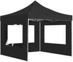 vidaXL Profi-Partyzelt Faltbar mit W&auml;nden Aluminium 3x3m Anthrazit