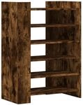 vidaXL Schuhschrank R&auml;uchereiche 74,5x37,5x100 cm Holzwerkstoff 848434
