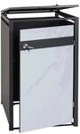 MCW 1er M&uuml;lltonnenverkleidung J82 Marmor-Optik Hell 117x68x80cm