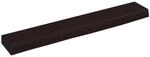 vidaXL Wandregal Dunkelbraun 60x10x4 cm Massivholz Eiche Behandelt 363759