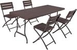 Garden Pleasure Gartenm&ouml;bel-Set Tabora 5-teilig Teak Holz