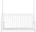 Outsunny Gartenschaukel f&uuml;r 2 Personen Wei&szlig; 117 x 69 x 60 cm