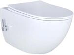 Creavit Design Sp&uuml;lrandloses RimOff Wand-WC mit Taharet/Bidet/Dusch-WC Funktion und