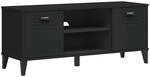 vidaXL Schuhbank VIKEN Schwarz 106x35x45 cm Holzwerkstoff 374933