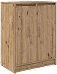 vidaXL Schuhschrank Artisan-Eiche 57x34x76 cm Holzwerkstoff 861876