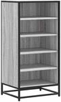 vidaXL Schuhregal Grau Sonoma 48x38x97,5 cm Holzwerkstoff 849207