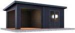 Finnhaus Wolff WPC Ger&auml;tehaus Tona 6030 28 Anthrazit