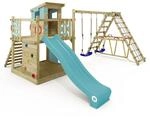 Wickey Spielturm Smart Surf Kletterger&uuml;st mit Rutsche Pastellblau