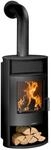Justus Island Aqua Kaminofen Stahl Schwarz 10 kW wasserf&uuml;hrend
