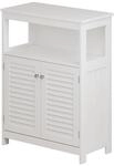 Vicco Midischrank Riad Wei&szlig; 60 x 80 cm mit T&uuml;ren und offenem Fach