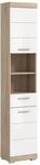 Hochschrank 37 cm x 191 cm x 31 cm Sonoma-Wei&szlig;