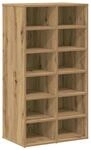 vidaXL Schuhregal Artisan-Eiche 54x34x100,5 cm Holzwerkstoff 855837