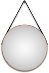 DSK Design Wandspiegel Silver Coiffeur &Oslash; 80 cm Kupfer Rund