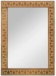vidaXL Badspiegel 50x70x2,5 cm Massivholz Mango und Glas