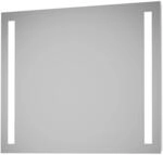 DSK Design LED-Lichtspiegel Silver Dream 80 cm x 60 cm