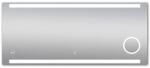 DSK Design LED-Lichtspiegel Silver Conde 140 cm x 60 cm