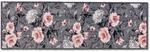 Astra Sauberlaufmatte Pure und Soft 50 cm x 150 cm Blumen Grau