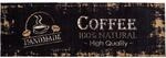 Astra Sauberlaufmatte Miabella Design Coffee Natural ca. 50 cm x 150 cm