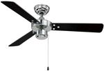 AIRERYDER Deckenventilator Cyrus Chrom 107 cm mit Zugschnur