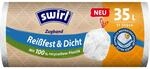 Swirl Zugband-M&uuml;llbeutel Rei&szlig;fest & Dicht 35, Wei&szlig; 11 St&uuml;ck