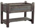 Promadino Kr&auml;uterbeet massive Kiefer Grau gro&szlig; (LxBxH) 114 x 60 x 84,5 cm