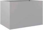 vidaXL Pflanzk&uuml;bel Silbern 62x47x46 cm Verzinkter Stahl 841606