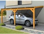 Skan Holz Carport Vogtland 300 cm x 541 cm Eiche hell