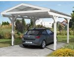 Skan Holz Carport Westerwald 362 cm x 541 cm gerade Kopfb&auml;nder Wei&szlig;
