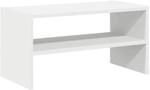 vidaXL Schuhregal Stapelbar Wei&szlig; 60x30x30,5 cm 858857