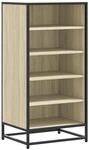 vidaXL Schuhregal Sonoma-Eiche 48x38x97,5 cm Holzwerkstoff 849205